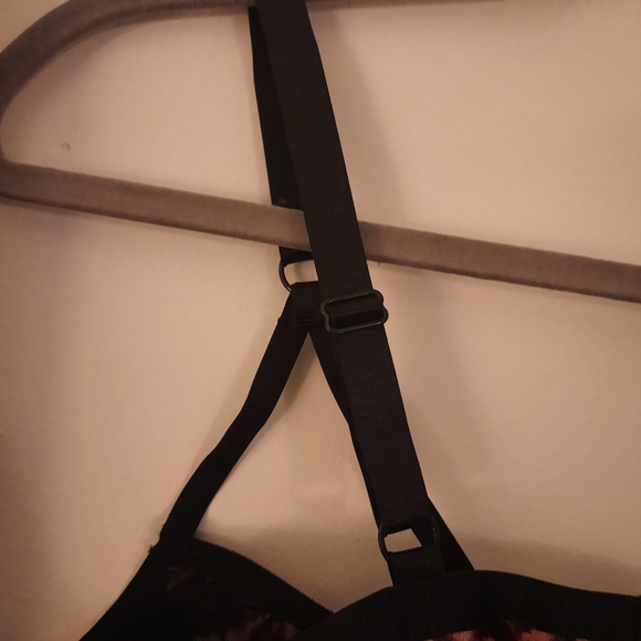 2/$22 Mesh Strappy Rose Unlined Underwire Longline Bralette - Picture 5 of 12